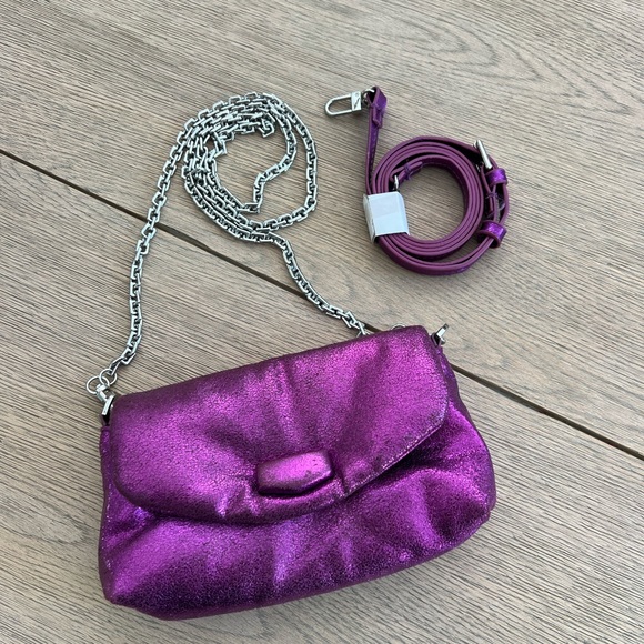 ZARA Shoulder Metallic Bag - Picture 5 of 10